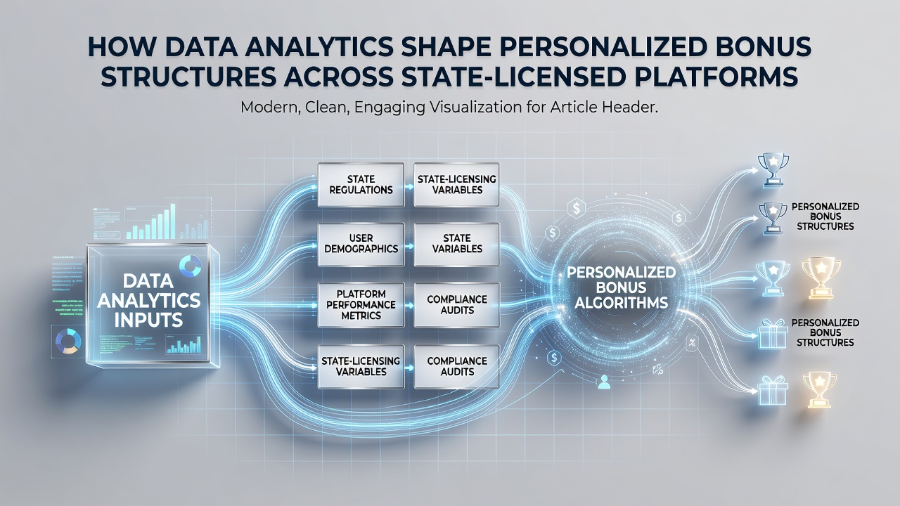 Data analytics dashboard showing player segmentation and bonus personalization metrics on a state-licensed betting platform
